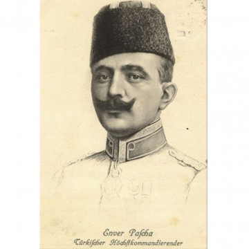 Enver Paşa kanvas tablo (40x60 cm)